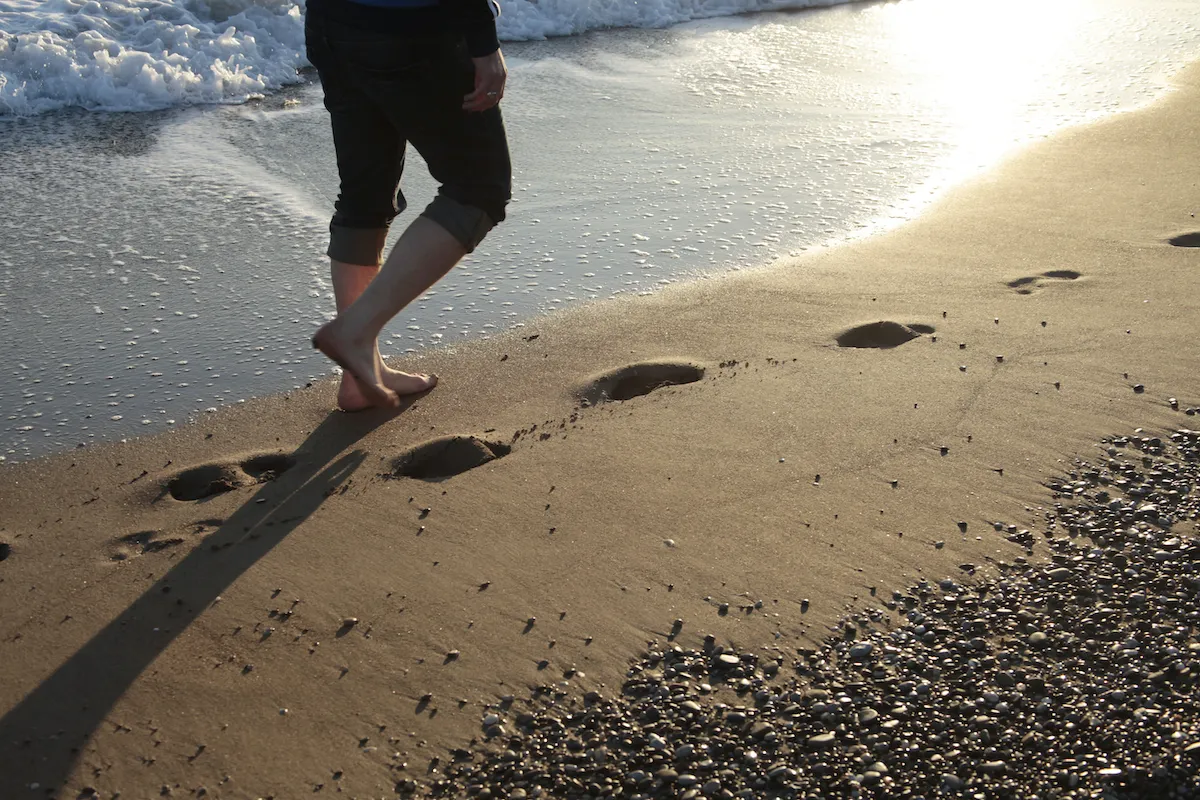 Walk on the beach