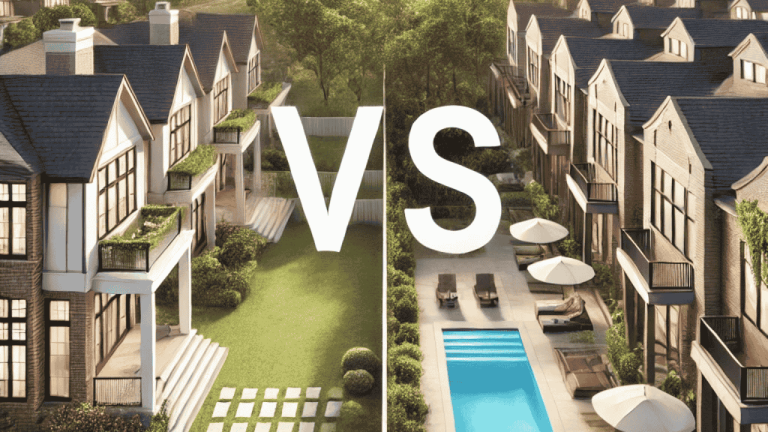 Single-Family Homes VS Townhouses