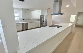 View from Living Room to Kitchen