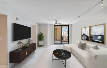 Virtually Staged Living Area