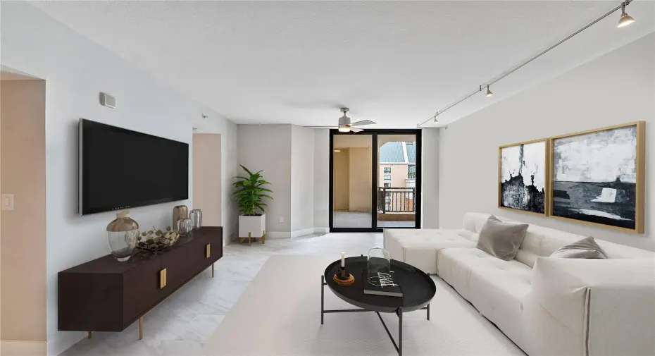 Virtually Staged Living Area