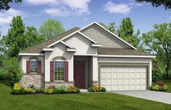 Artist Rendering with Stone Accent
