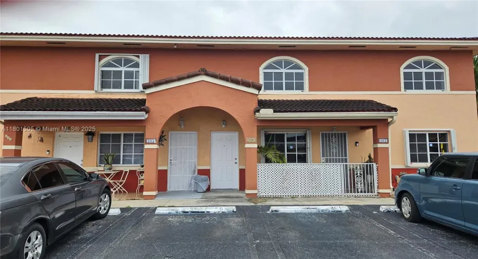 front w/parking