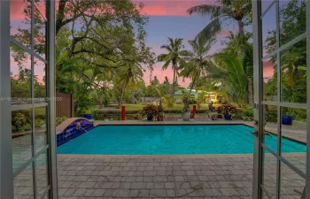 View from living room to the East