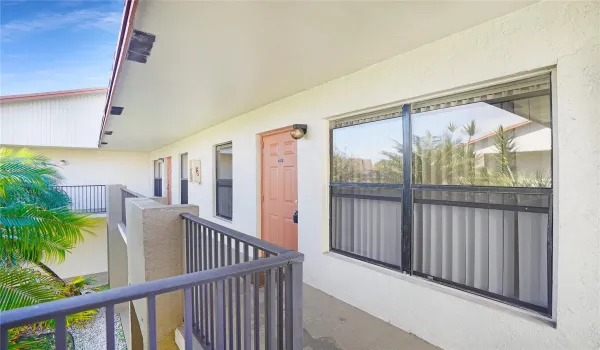 Front of the property located in the corner