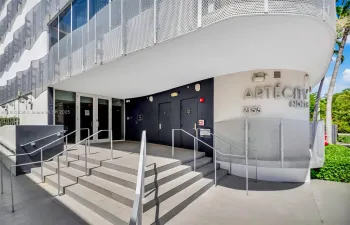 Front of building entrance