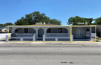 3BR 1Bath Home in a multifamily setting