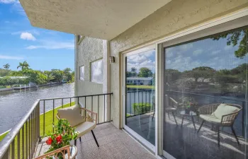 Waterview from every room in this nice 2 bedroom, 2 bathroom unit. Building just getting painted to a fresh new blue color.