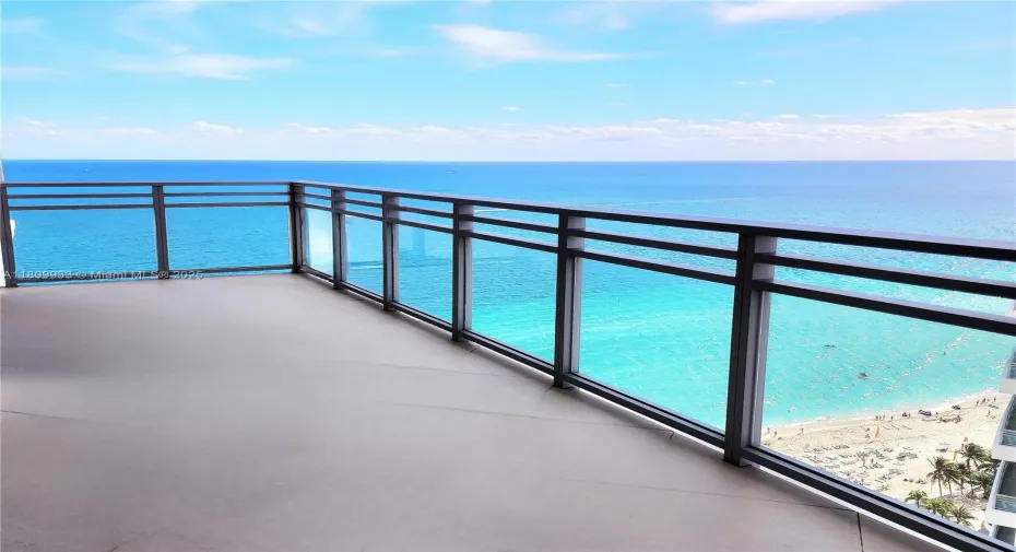 Side Balcony Off Bedrooms & Dining Area