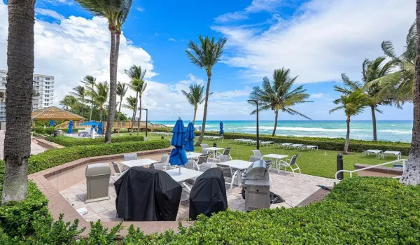 Located right on the ocean and just steps from the sand with resort style amenities