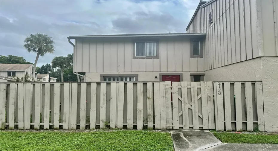 Front Entrance/Patio Virtually Staged