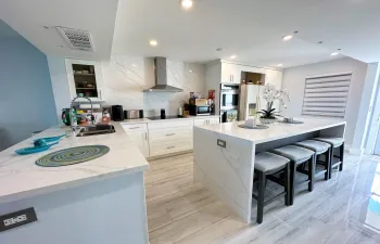 Kitchen with Island View