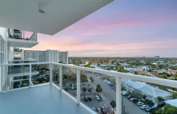 Balcony sunset northwest