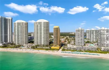 Stunning View of Beach and City Intracoastal