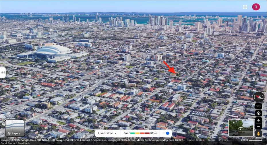 Google bird's eye view