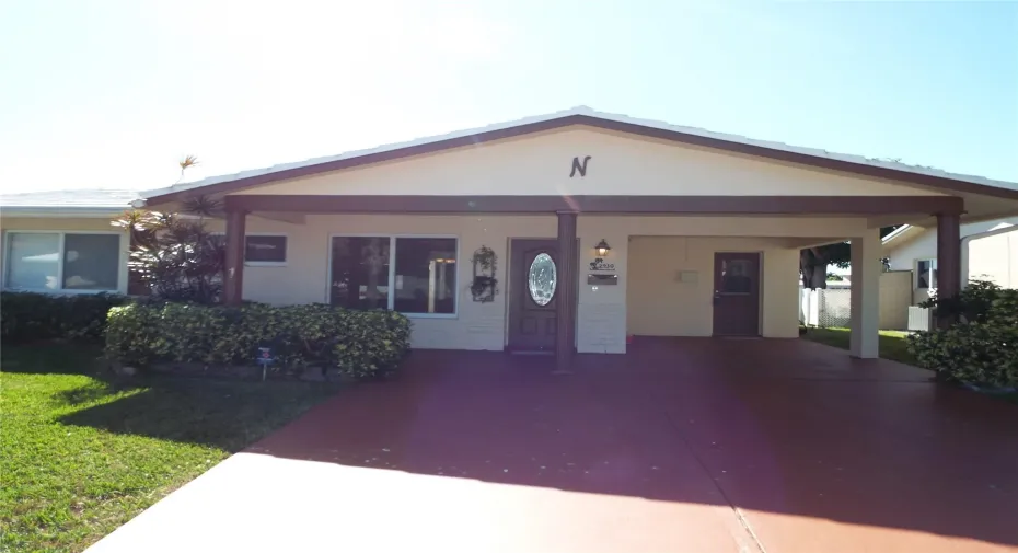 2 car driveway & carport