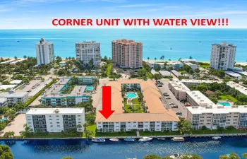 JUST LISTED THE BEST DEAL ON OCEAN BLVD!!.. A BEACH & BOAT LOVERS DREAM!!.. A PRIVATE DEEDED BEACH ACCESS ACROSS THE STREET & NEW BOAT DOCK TO LIVE THE LIFESYTLE OF LAUDERDALE BY THE SEA. THIS HIGHLY DEMANDED 2 BEDROOM 2 BATH CORNER UNIT FEATURES THE PERFECT LOCATION IN A WELL MANAGED COMPLEX WITH ALL CERTIFICATIONS COMPLETED. THE UNIT OFFERS NUMEROUS UPDATES, HIGH IMPACT DOORS, WINDOWS, NEW AC AND HOT WATER HEATER AS WELL AS A WALK OUT PATIO BOASTING RELAXING SUNSET WATER VIEWS!!