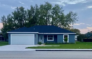 front with turn around driveway