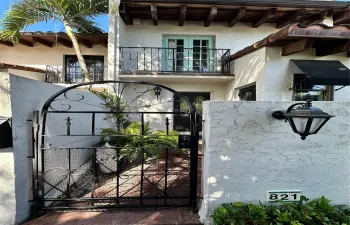 Front Gated Courtyard Entry