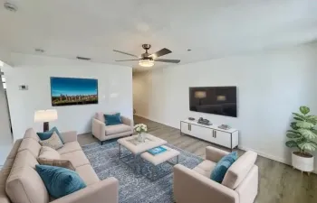 STAGED LIVING ROOM