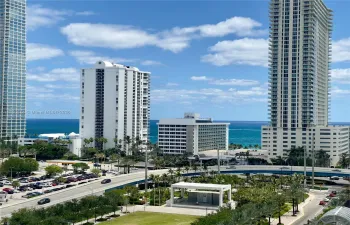 This is the view from your balcony and living room. OCEAN looks even closer in person.