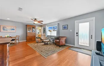 Bamboo wood floors - impact windows