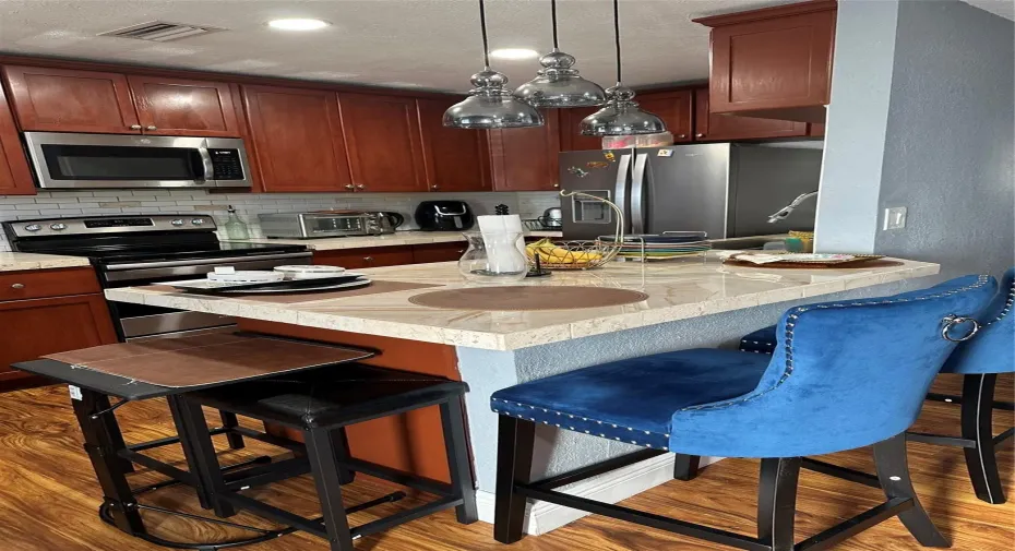 Shared kitchen area