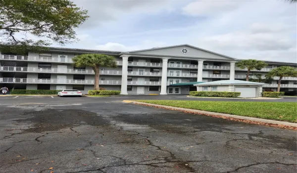front of building