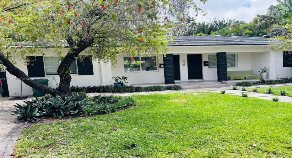 Front of the house