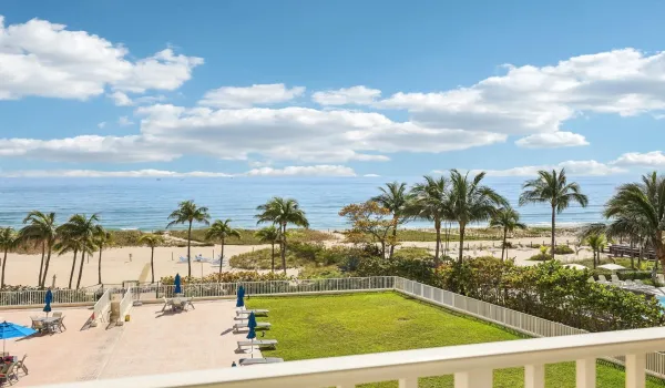 View from living areas and wrap around balcony