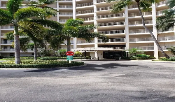 Front building entrance.