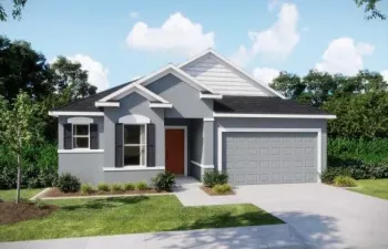 Artist Rendering-Model home - actual features may vary.