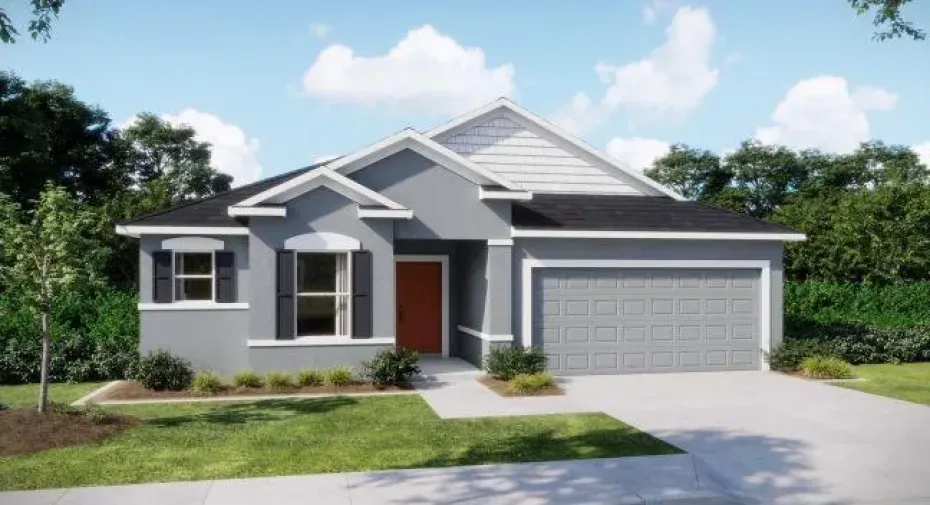 Artist Rendering-Model home - actual features may vary.