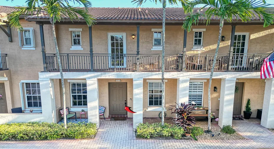 Front Door with small Sitting Out area,