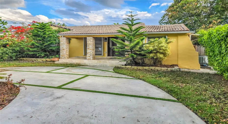 Driveway and Front