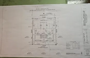S1 new plans for City of Fort Lauderdale
First Floor Site plan