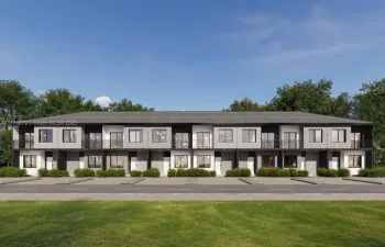 Rendering of front facade