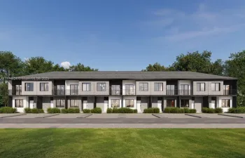 Rendering of front facade of home