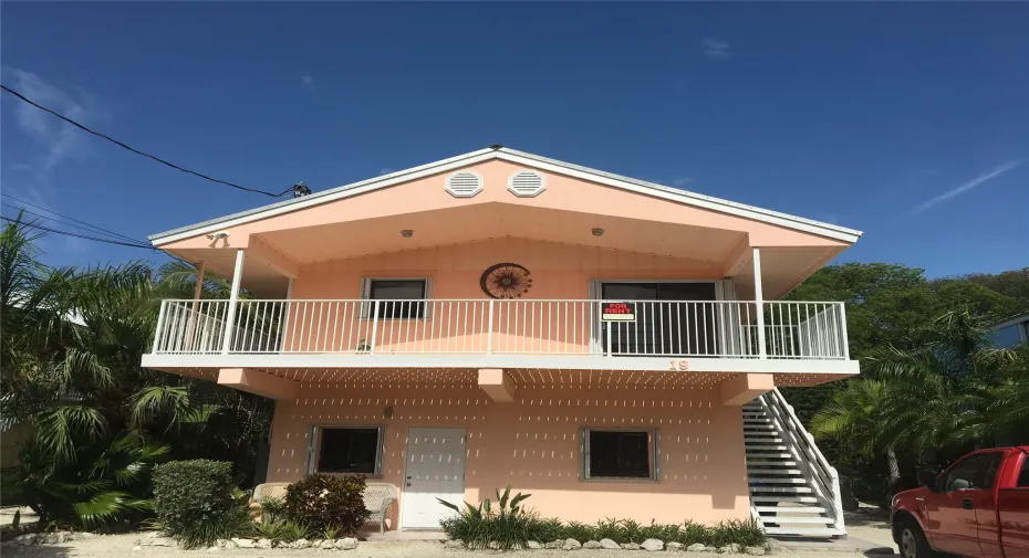 Upstairs is for rent