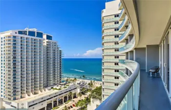 Oversize balcony