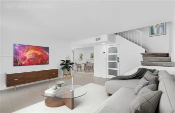 Virtually staged