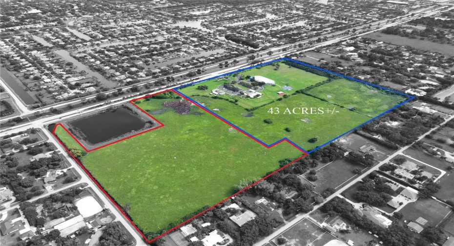 43 ACRES +/-